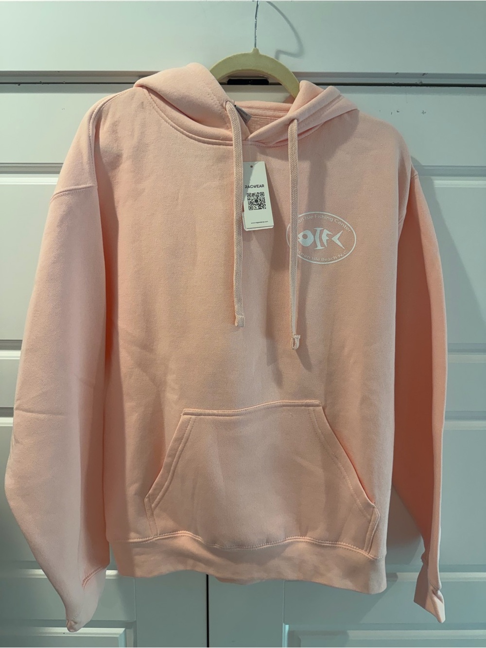 Ragwear Pink Hoodie OIFC Sweatshirt with Front Pocket